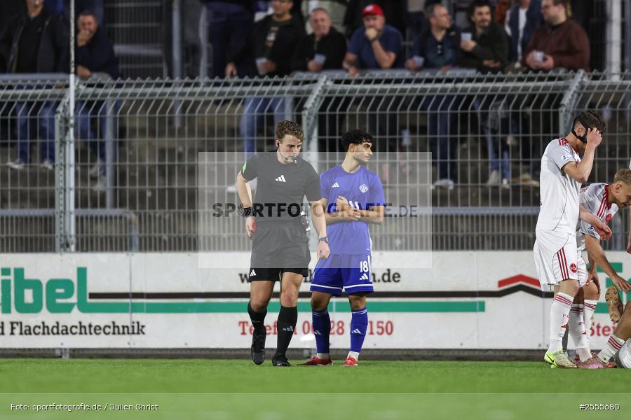 sport, Stadion am Schönbusch, SV Viktoria Aschaffenburg, Regionalliga Bayern, Fussball, BFV, Aschaffenburg, 31. Spieltag, 24.04.2026, 1. FC Nürnberg II - Bild-ID: 2555680