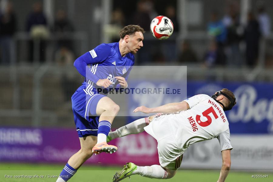 sport, Stadion am Schönbusch, SV Viktoria Aschaffenburg, Regionalliga Bayern, Fussball, BFV, Aschaffenburg, 31. Spieltag, 24.04.2026, 1. FC Nürnberg II - Bild-ID: 2555691
