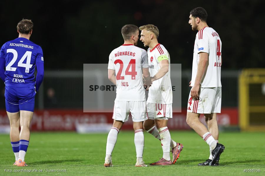 sport, Stadion am Schönbusch, SV Viktoria Aschaffenburg, Regionalliga Bayern, Fussball, BFV, Aschaffenburg, 31. Spieltag, 24.04.2026, 1. FC Nürnberg II - Bild-ID: 2555708