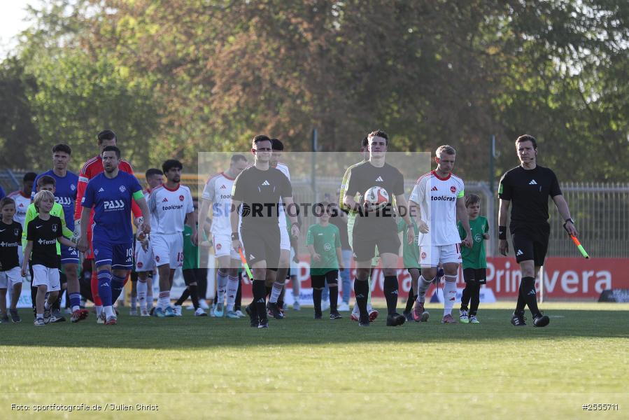 sport, Stadion am Schönbusch, SV Viktoria Aschaffenburg, Regionalliga Bayern, Fussball, BFV, Aschaffenburg, 31. Spieltag, 24.04.2026, 1. FC Nürnberg II - Bild-ID: 2555711