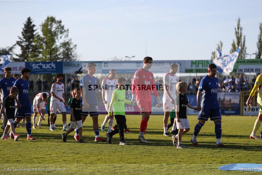 sport, Stadion am Schönbusch, SV Viktoria Aschaffenburg, Regionalliga Bayern, Fussball, BFV, Aschaffenburg, 31. Spieltag, 24.04.2026, 1. FC Nürnberg II - Bild-ID: 2555715