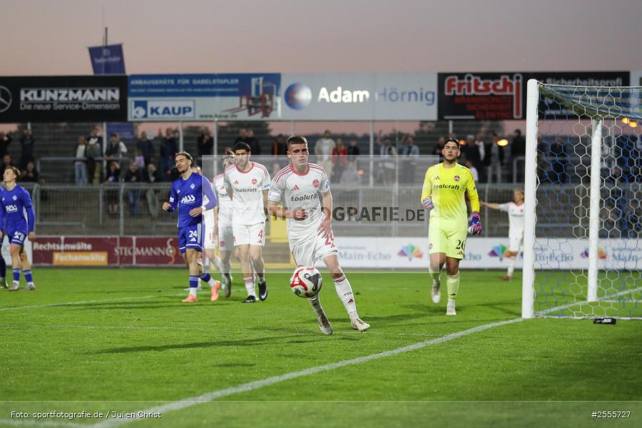 sport, Stadion am Schönbusch, SV Viktoria Aschaffenburg, Regionalliga Bayern, Fussball, BFV, Aschaffenburg, 31. Spieltag, 24.04.2026, 1. FC Nürnberg II - Bild-ID: 2555727