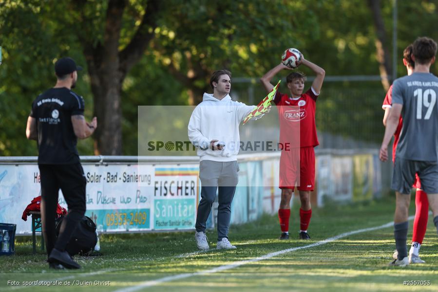 sport, U19, Sportgelände, Kreisliga 2, Karlstadt, Fussball, BFV, 13. Spieltag, 08.05.2026, (SG) TuS Frammersbach, (SG) Kreis Karlstadt - Bild-ID: 2557053