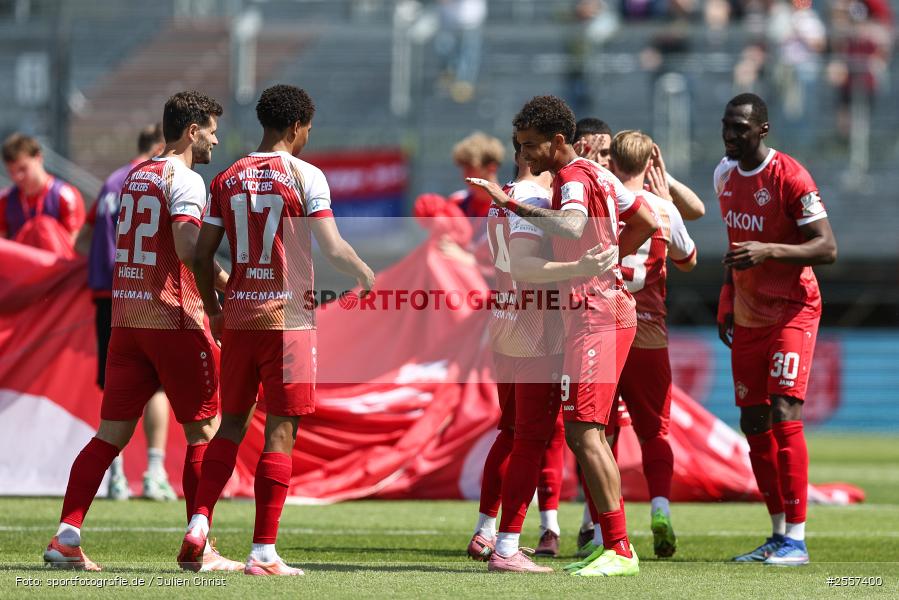 sport, Würzburg, SpVgg Unterhaching, Regionalliga Bayern, Fussball, FC Würzburger Kickers, BFV, AKON Arena, 33. Spieltag, 09.05.2026 - Bild-ID: 2557400