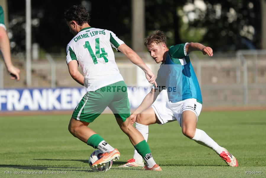 Sachs-Stadion, Schweinfurt, 24.06.2026, sport, Fussball, BFV, Landesfreundschaftsspiele, Regionalliga Nordost, Regionalliga Bayern, BSG Chemie Leipzig, 1. FC Schweinfurt 1905 - Bild-ID: 2563190