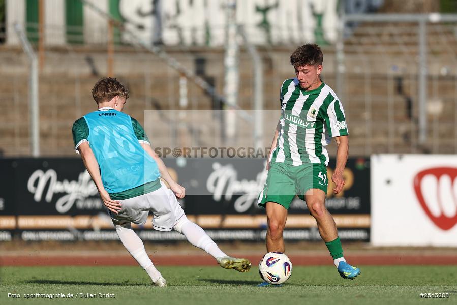 Sachs-Stadion, Schweinfurt, 24.06.2026, sport, Fussball, BFV, Landesfreundschaftsspiele, Regionalliga Nordost, Regionalliga Bayern, BSG Chemie Leipzig, 1. FC Schweinfurt 1905 - Bild-ID: 2563203