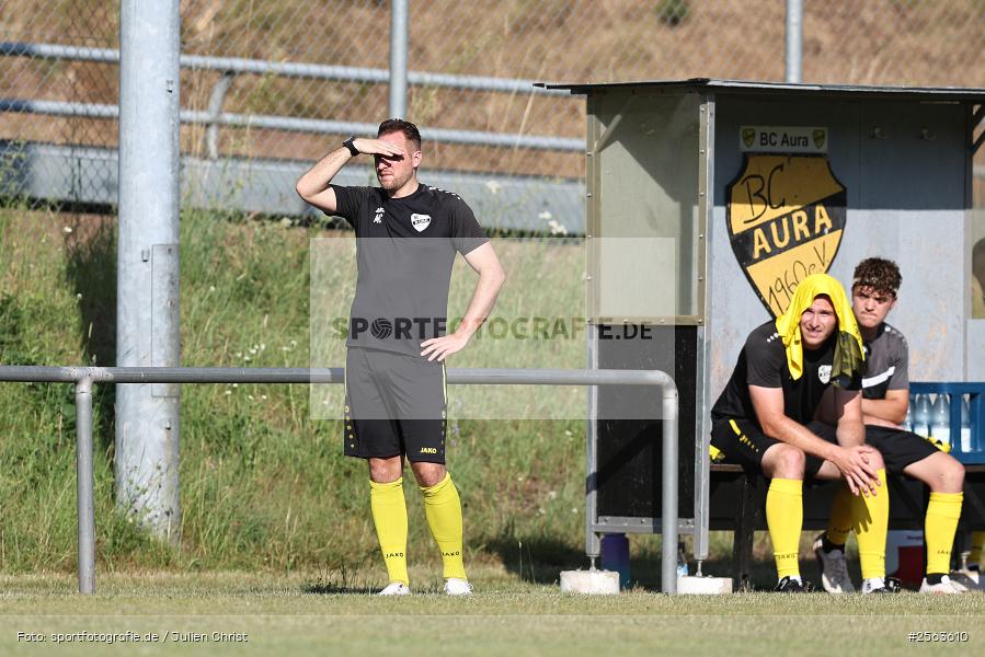 Sportgelände, Aura im Sinngrund, 25.06.2026, sport, Fussball, BFV, hfv, Regionalfreundschaftsspiele, Gruppenliga Frankfurt-Ost, Kreisliga Würzburg Gr. 2, VfB Oberndorf, BSC Aura - Bild-ID: 2563610