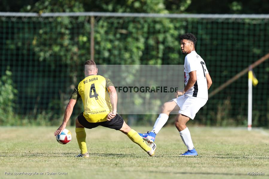 Sportgelände, Aura im Sinngrund, 25.06.2026, sport, Fussball, BFV, hfv, Regionalfreundschaftsspiele, Gruppenliga Frankfurt-Ost, Kreisliga Würzburg Gr. 2, VfB Oberndorf, BSC Aura - Bild-ID: 2563636