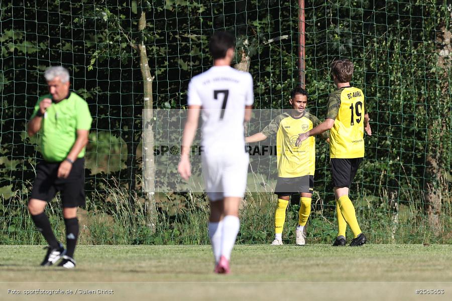 Sportgelände, Aura im Sinngrund, 25.06.2026, sport, Fussball, BFV, hfv, Regionalfreundschaftsspiele, Gruppenliga Frankfurt-Ost, Kreisliga Würzburg Gr. 2, VfB Oberndorf, BSC Aura - Bild-ID: 2563653