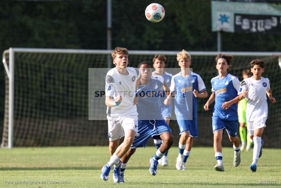 sport, badfv, TSG Hoffenheim, Sportgelände Gassenhäuser, Spiel Nr. 22, SV Eintracht Nassig, Nassig, Karlsruher SC, Fussball, Finale, 18.07.2026, 13. Bühnenbau Wertheim Cup - Bild-ID: 2567475
