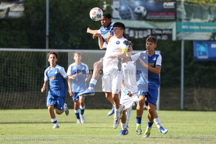 sport, badfv, TSG Hoffenheim, Sportgelände Gassenhäuser, Spiel Nr. 22, SV Eintracht Nassig, Nassig, Karlsruher SC, Fussball, Finale, 18.07.2026, 13. Bühnenbau Wertheim Cup - Bild-ID: 2567476