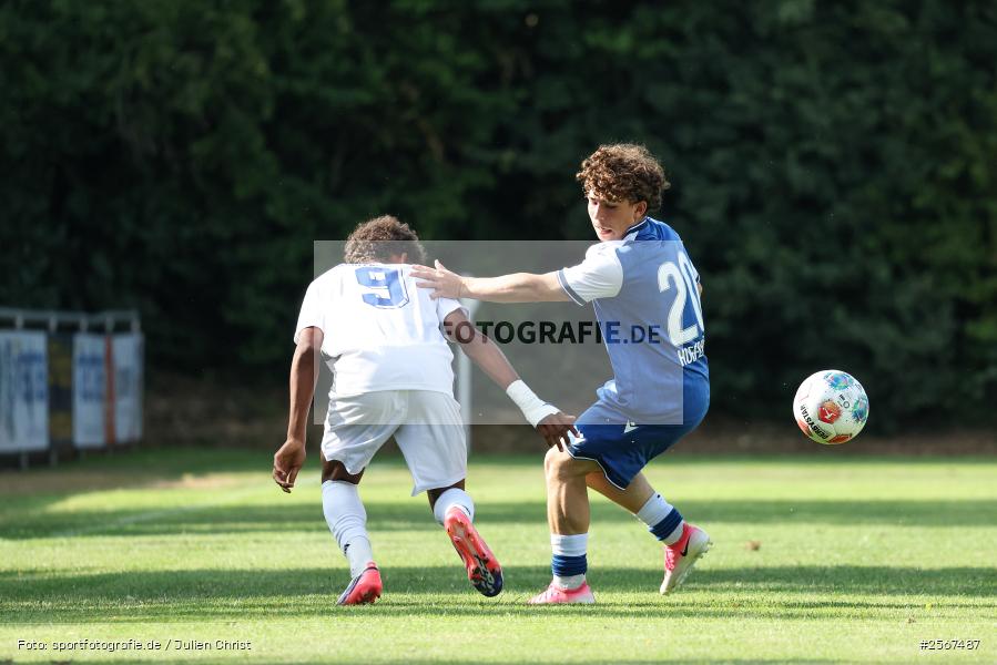 sport, badfv, TSG Hoffenheim, Sportgelände Gassenhäuser, Spiel Nr. 22, SV Eintracht Nassig, Nassig, Karlsruher SC, Fussball, Finale, 18.07.2026, 13. Bühnenbau Wertheim Cup - Bild-ID: 2567487