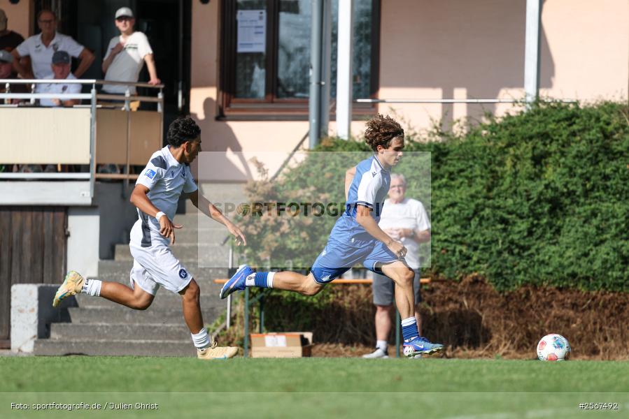 sport, badfv, TSG Hoffenheim, Sportgelände Gassenhäuser, Spiel Nr. 22, SV Eintracht Nassig, Nassig, Karlsruher SC, Fussball, Finale, 18.07.2026, 13. Bühnenbau Wertheim Cup - Bild-ID: 2567492
