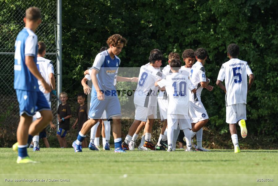 sport, badfv, TSG Hoffenheim, Sportgelände Gassenhäuser, Spiel Nr. 22, SV Eintracht Nassig, Nassig, Karlsruher SC, Fussball, Finale, 18.07.2026, 13. Bühnenbau Wertheim Cup - Bild-ID: 2567514