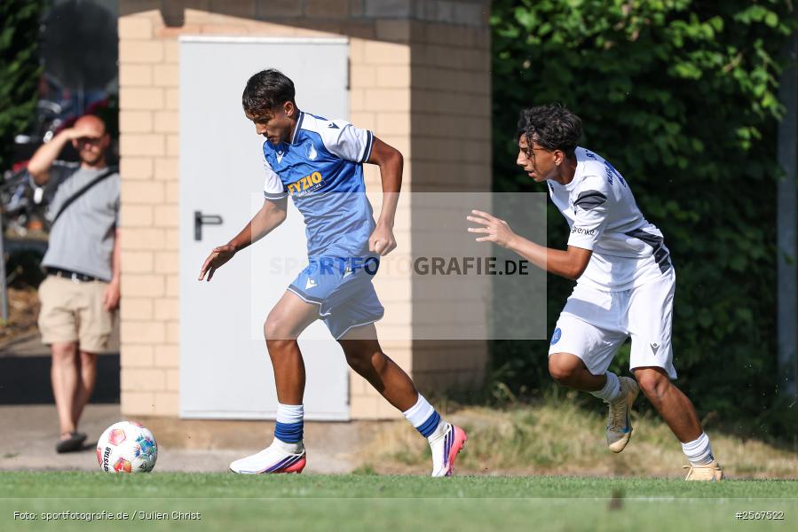 sport, badfv, TSG Hoffenheim, Sportgelände Gassenhäuser, Spiel Nr. 22, SV Eintracht Nassig, Nassig, Karlsruher SC, Fussball, Finale, 18.07.2026, 13. Bühnenbau Wertheim Cup - Bild-ID: 2567522