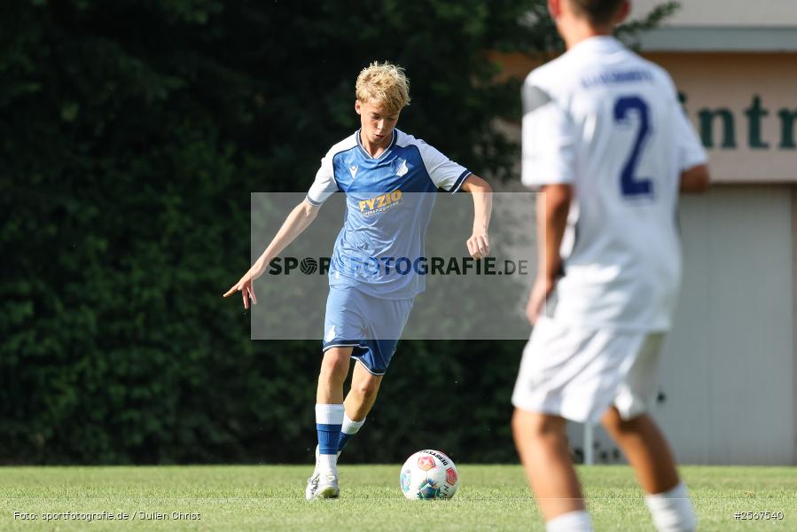 sport, badfv, TSG Hoffenheim, Sportgelände Gassenhäuser, Spiel Nr. 22, SV Eintracht Nassig, Nassig, Karlsruher SC, Fussball, Finale, 18.07.2026, 13. Bühnenbau Wertheim Cup - Bild-ID: 2567540