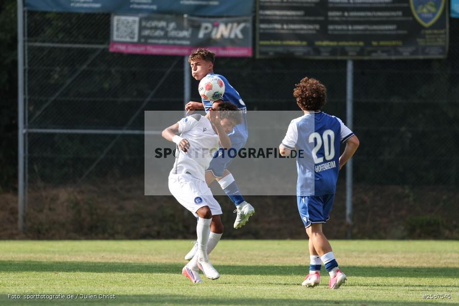 sport, badfv, TSG Hoffenheim, Sportgelände Gassenhäuser, Spiel Nr. 22, SV Eintracht Nassig, Nassig, Karlsruher SC, Fussball, Finale, 18.07.2026, 13. Bühnenbau Wertheim Cup - Bild-ID: 2567545