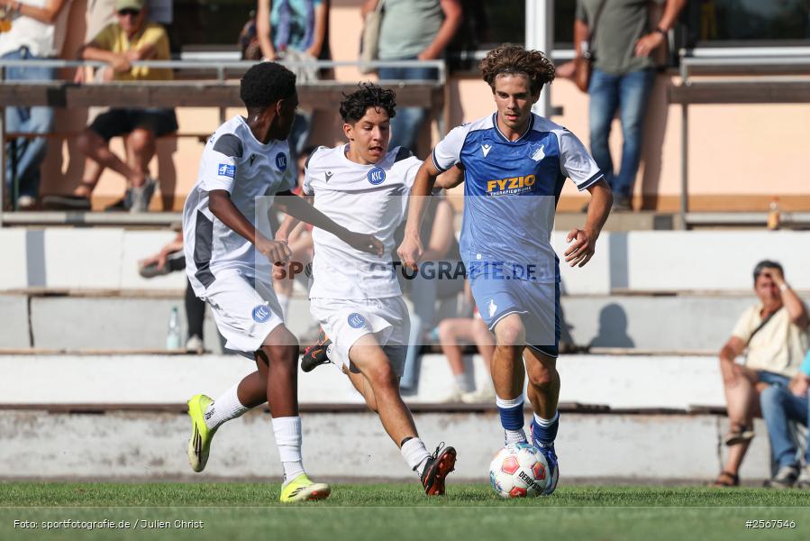 sport, badfv, TSG Hoffenheim, Sportgelände Gassenhäuser, Spiel Nr. 22, SV Eintracht Nassig, Nassig, Karlsruher SC, Fussball, Finale, 18.07.2026, 13. Bühnenbau Wertheim Cup - Bild-ID: 2567546