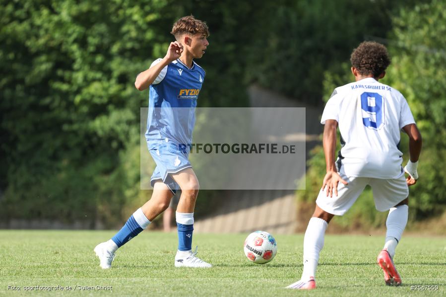 sport, badfv, TSG Hoffenheim, Sportgelände Gassenhäuser, Spiel Nr. 22, SV Eintracht Nassig, Nassig, Karlsruher SC, Fussball, Finale, 18.07.2026, 13. Bühnenbau Wertheim Cup - Bild-ID: 2567550