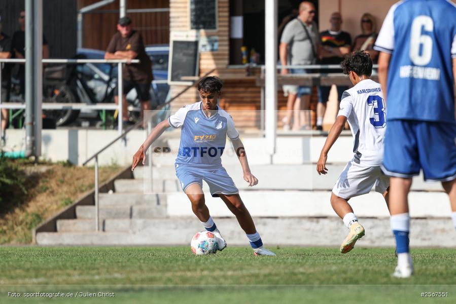 sport, badfv, TSG Hoffenheim, Sportgelände Gassenhäuser, Spiel Nr. 22, SV Eintracht Nassig, Nassig, Karlsruher SC, Fussball, Finale, 18.07.2026, 13. Bühnenbau Wertheim Cup - Bild-ID: 2567551