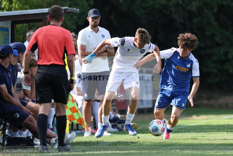 sport, badfv, TSG Hoffenheim, Sportgelände Gassenhäuser, Spiel Nr. 22, SV Eintracht Nassig, Nassig, Karlsruher SC, Fussball, Finale, 18.07.2026, 13. Bühnenbau Wertheim Cup - Bild-ID: 2567563