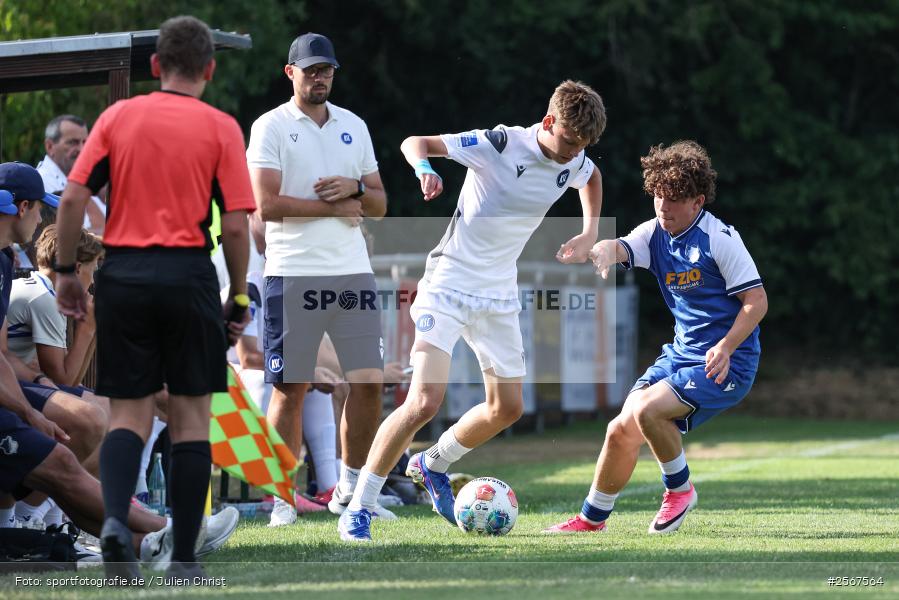 sport, badfv, TSG Hoffenheim, Sportgelände Gassenhäuser, Spiel Nr. 22, SV Eintracht Nassig, Nassig, Karlsruher SC, Fussball, Finale, 18.07.2026, 13. Bühnenbau Wertheim Cup - Bild-ID: 2567564