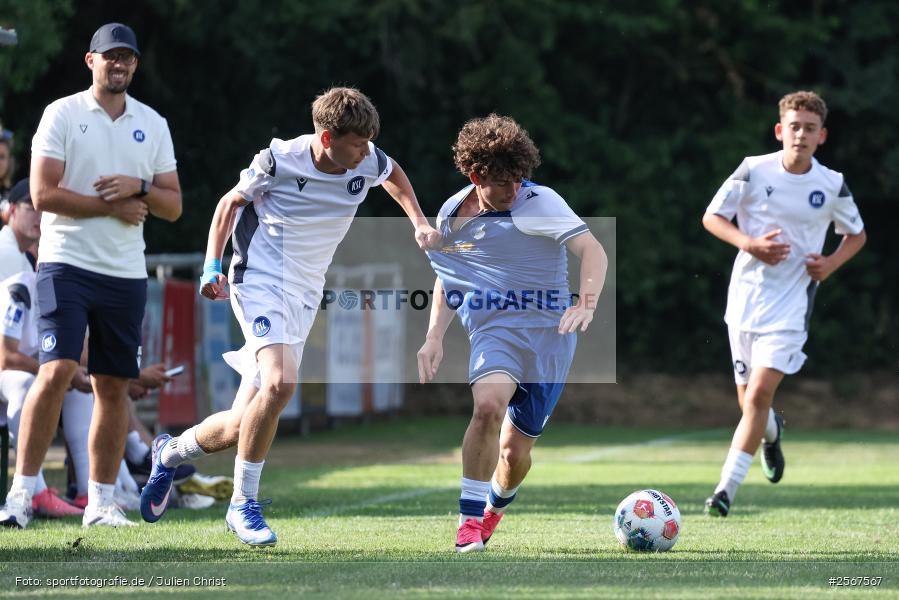 sport, badfv, TSG Hoffenheim, Sportgelände Gassenhäuser, Spiel Nr. 22, SV Eintracht Nassig, Nassig, Karlsruher SC, Fussball, Finale, 18.07.2026, 13. Bühnenbau Wertheim Cup - Bild-ID: 2567567