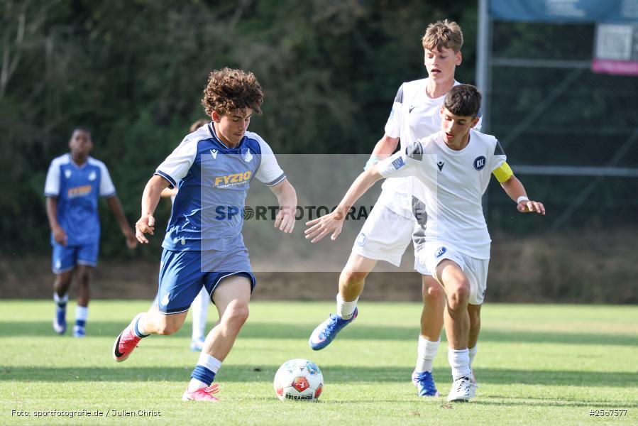 sport, badfv, TSG Hoffenheim, Sportgelände Gassenhäuser, Spiel Nr. 22, SV Eintracht Nassig, Nassig, Karlsruher SC, Fussball, Finale, 18.07.2026, 13. Bühnenbau Wertheim Cup - Bild-ID: 2567577