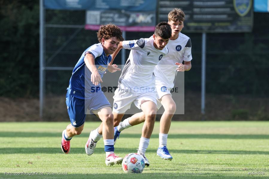 sport, badfv, TSG Hoffenheim, Sportgelände Gassenhäuser, Spiel Nr. 22, SV Eintracht Nassig, Nassig, Karlsruher SC, Fussball, Finale, 18.07.2026, 13. Bühnenbau Wertheim Cup - Bild-ID: 2567578