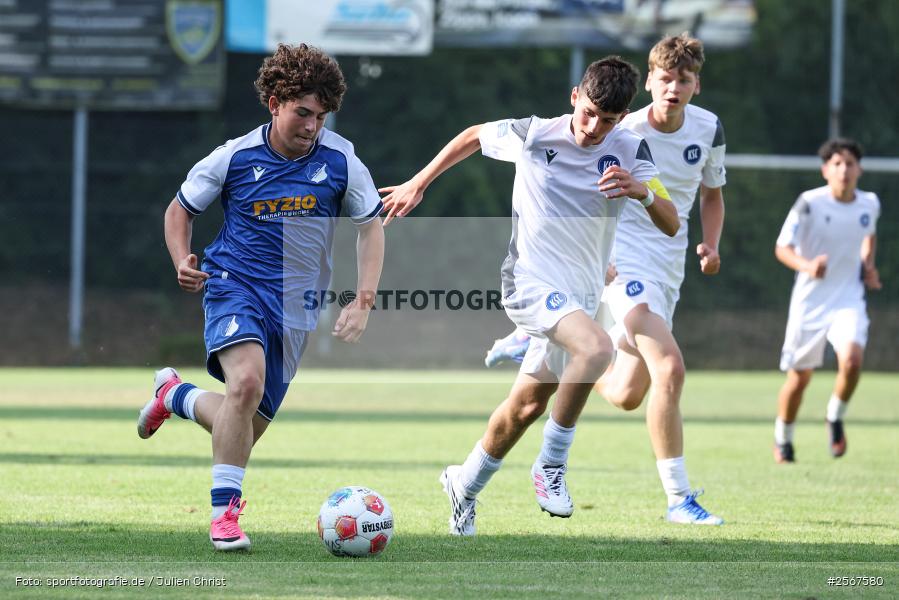 sport, badfv, TSG Hoffenheim, Sportgelände Gassenhäuser, Spiel Nr. 22, SV Eintracht Nassig, Nassig, Karlsruher SC, Fussball, Finale, 18.07.2026, 13. Bühnenbau Wertheim Cup - Bild-ID: 2567580