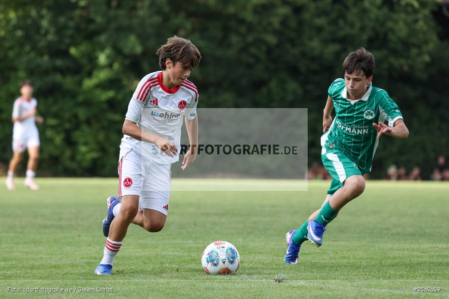 sport, badfv, Sportgelände Gassenhäuser, Spiel um Platz 3, Spiel Nr. 21, SpVgg Greuther Fürth, SV Eintracht Nassig, Nassig, Fussball, 18.07.2026, 13. Bühnenbau Wertheim Cup, 1. FC Nürnberg - Bild-ID: 2567659