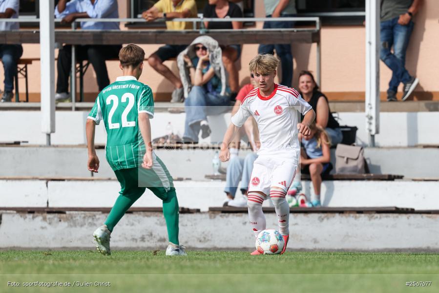 sport, badfv, Sportgelände Gassenhäuser, Spiel um Platz 3, Spiel Nr. 21, SpVgg Greuther Fürth, SV Eintracht Nassig, Nassig, Fussball, 18.07.2026, 13. Bühnenbau Wertheim Cup, 1. FC Nürnberg - Bild-ID: 2567677