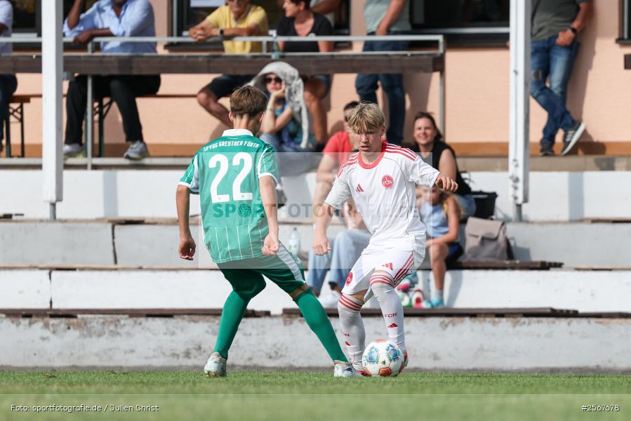 sport, badfv, Sportgelände Gassenhäuser, Spiel um Platz 3, Spiel Nr. 21, SpVgg Greuther Fürth, SV Eintracht Nassig, Nassig, Fussball, 18.07.2026, 13. Bühnenbau Wertheim Cup, 1. FC Nürnberg - Bild-ID: 2567678