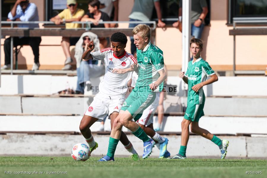sport, badfv, Sportgelände Gassenhäuser, Spiel um Platz 3, Spiel Nr. 21, SpVgg Greuther Fürth, SV Eintracht Nassig, Nassig, Fussball, 18.07.2026, 13. Bühnenbau Wertheim Cup, 1. FC Nürnberg - Bild-ID: 2567695