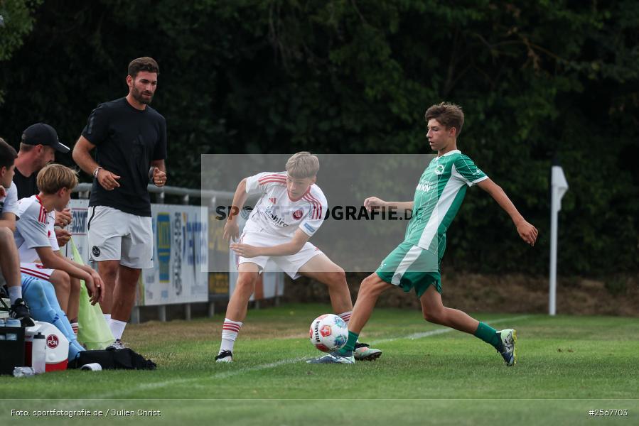 sport, badfv, Sportgelände Gassenhäuser, Spiel um Platz 3, Spiel Nr. 21, SpVgg Greuther Fürth, SV Eintracht Nassig, Nassig, Fussball, 18.07.2026, 13. Bühnenbau Wertheim Cup, 1. FC Nürnberg - Bild-ID: 2567703
