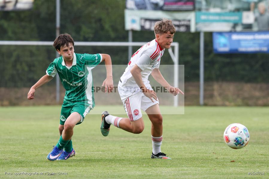 sport, badfv, Sportgelände Gassenhäuser, Spiel um Platz 3, Spiel Nr. 21, SpVgg Greuther Fürth, SV Eintracht Nassig, Nassig, Fussball, 18.07.2026, 13. Bühnenbau Wertheim Cup, 1. FC Nürnberg - Bild-ID: 2567724