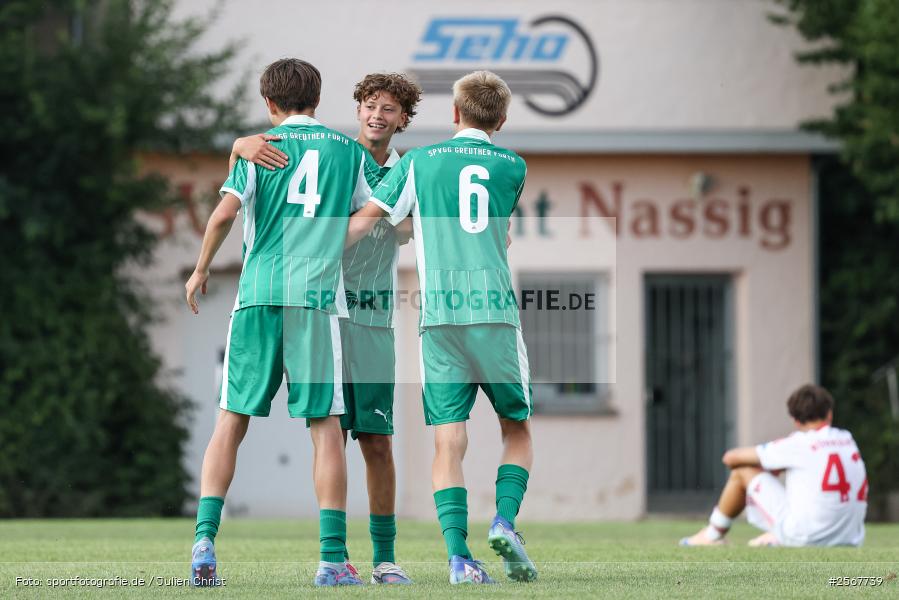 sport, badfv, Sportgelände Gassenhäuser, Spiel um Platz 3, Spiel Nr. 21, SpVgg Greuther Fürth, SV Eintracht Nassig, Nassig, Fussball, 18.07.2026, 13. Bühnenbau Wertheim Cup, 1. FC Nürnberg - Bild-ID: 2567739