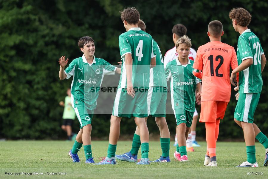 sport, badfv, Sportgelände Gassenhäuser, Spiel um Platz 3, Spiel Nr. 21, SpVgg Greuther Fürth, SV Eintracht Nassig, Nassig, Fussball, 18.07.2026, 13. Bühnenbau Wertheim Cup, 1. FC Nürnberg - Bild-ID: 2567742