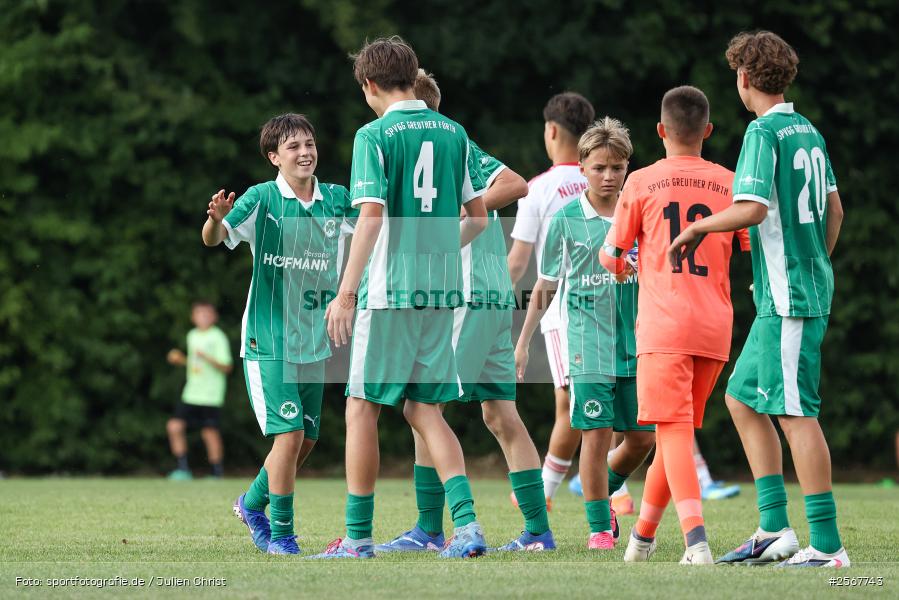 sport, badfv, Sportgelände Gassenhäuser, Spiel um Platz 3, Spiel Nr. 21, SpVgg Greuther Fürth, SV Eintracht Nassig, Nassig, Fussball, 18.07.2026, 13. Bühnenbau Wertheim Cup, 1. FC Nürnberg - Bild-ID: 2567743
