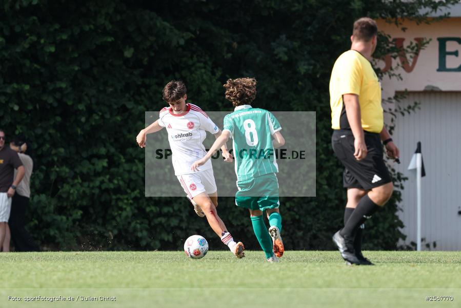 sport, badfv, Sportgelände Gassenhäuser, Spiel um Platz 3, Spiel Nr. 21, SpVgg Greuther Fürth, SV Eintracht Nassig, Nassig, Fussball, 18.07.2026, 13. Bühnenbau Wertheim Cup, 1. FC Nürnberg - Bild-ID: 2567770