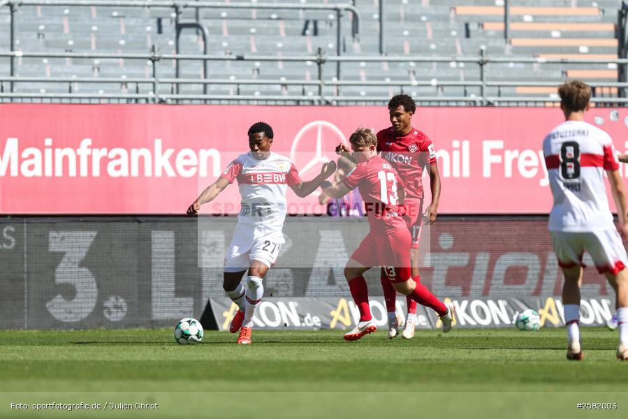 sport, Würzburg, VfB Stuttgart II, Fussball, FC Würzburger Kickers, DFB, AKON Arena, 4. Spieltag, 3. Liga, 06.09.2026 - Bild-ID: 2582003