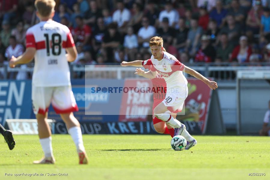 sport, Würzburg, VfB Stuttgart II, Fussball, FC Würzburger Kickers, DFB, AKON Arena, 4. Spieltag, 3. Liga, 06.09.2026 - Bild-ID: 2582290