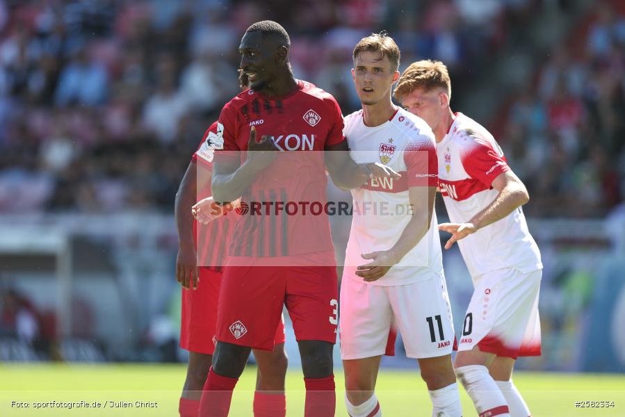 sport, Würzburg, VfB Stuttgart II, Fussball, FC Würzburger Kickers, DFB, AKON Arena, 4. Spieltag, 3. Liga, 06.09.2026 - Bild-ID: 2582334