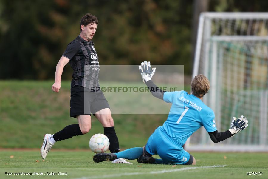 Sportgelände, Thüngen, 11.10.2026, sport, Fussball, BFV, 13. Spieltag, Kreisliga Würzburg Gr. 2, TSV Karlburg II, FC 1920 Thüngen - Bild-ID: 2589757